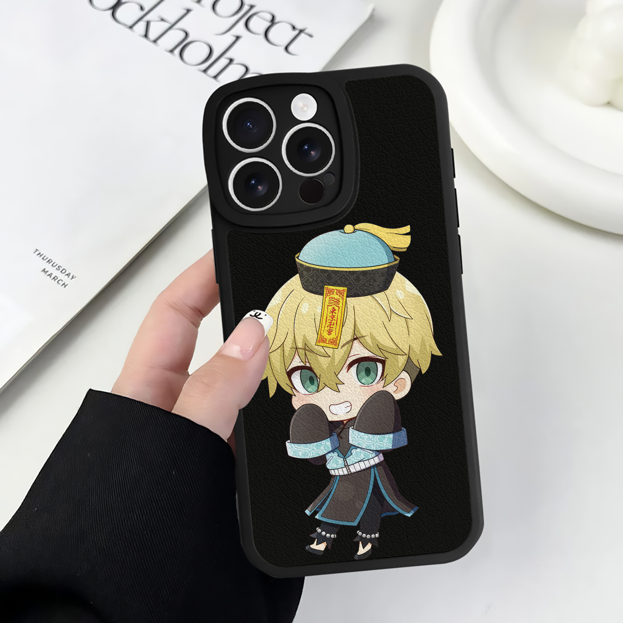 （画像用） 東京リベンジャーズ Tokyo Revengers 【iPhone 16シリーズ対応】シリコンスマホケース（レザー調） 材質：シリコン